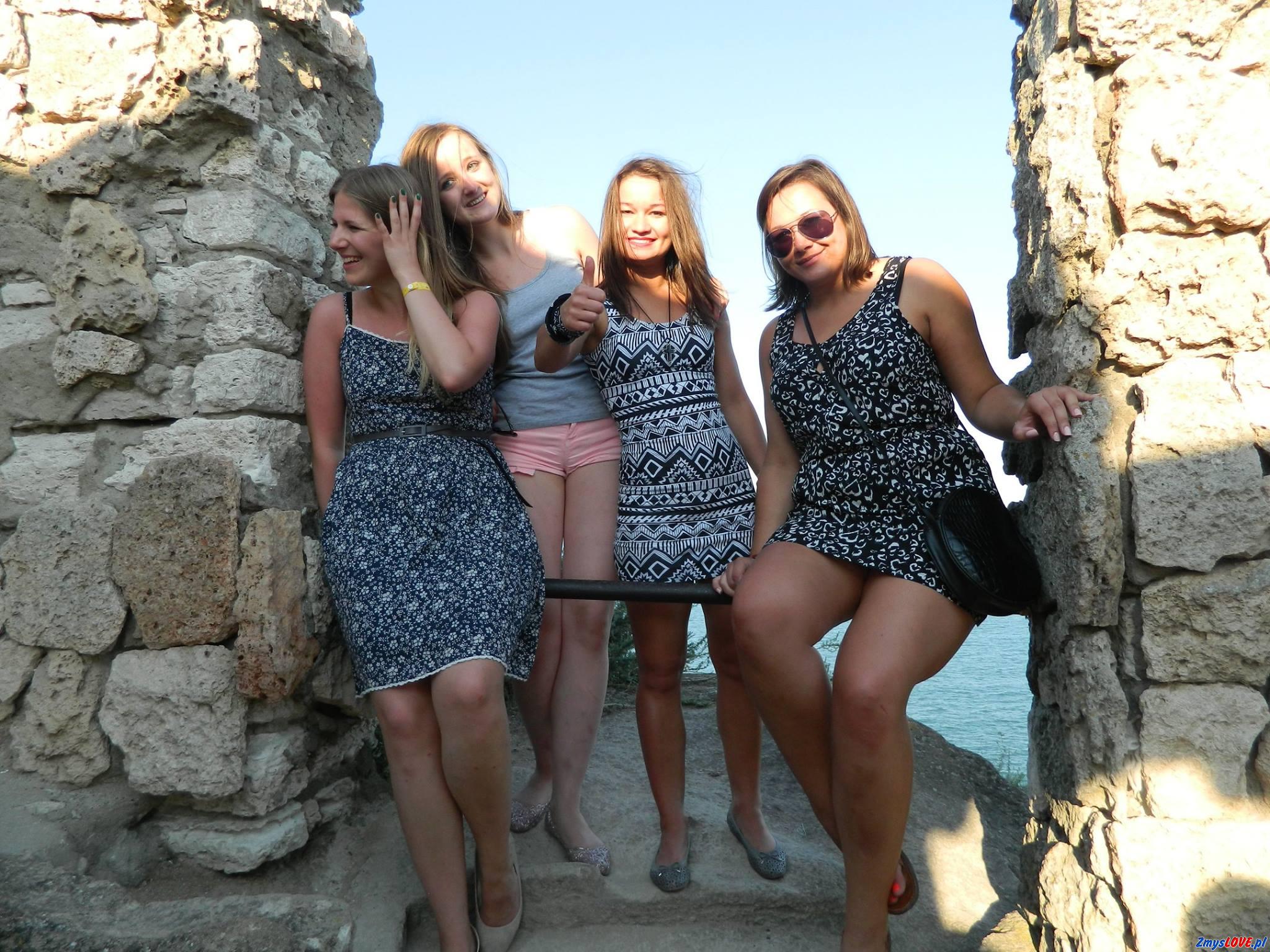 Agata, Agnieszka, Justyna i koleżanka